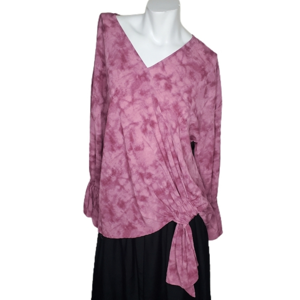 Juicy Couture Tie Dye Bell Sleeve Top
